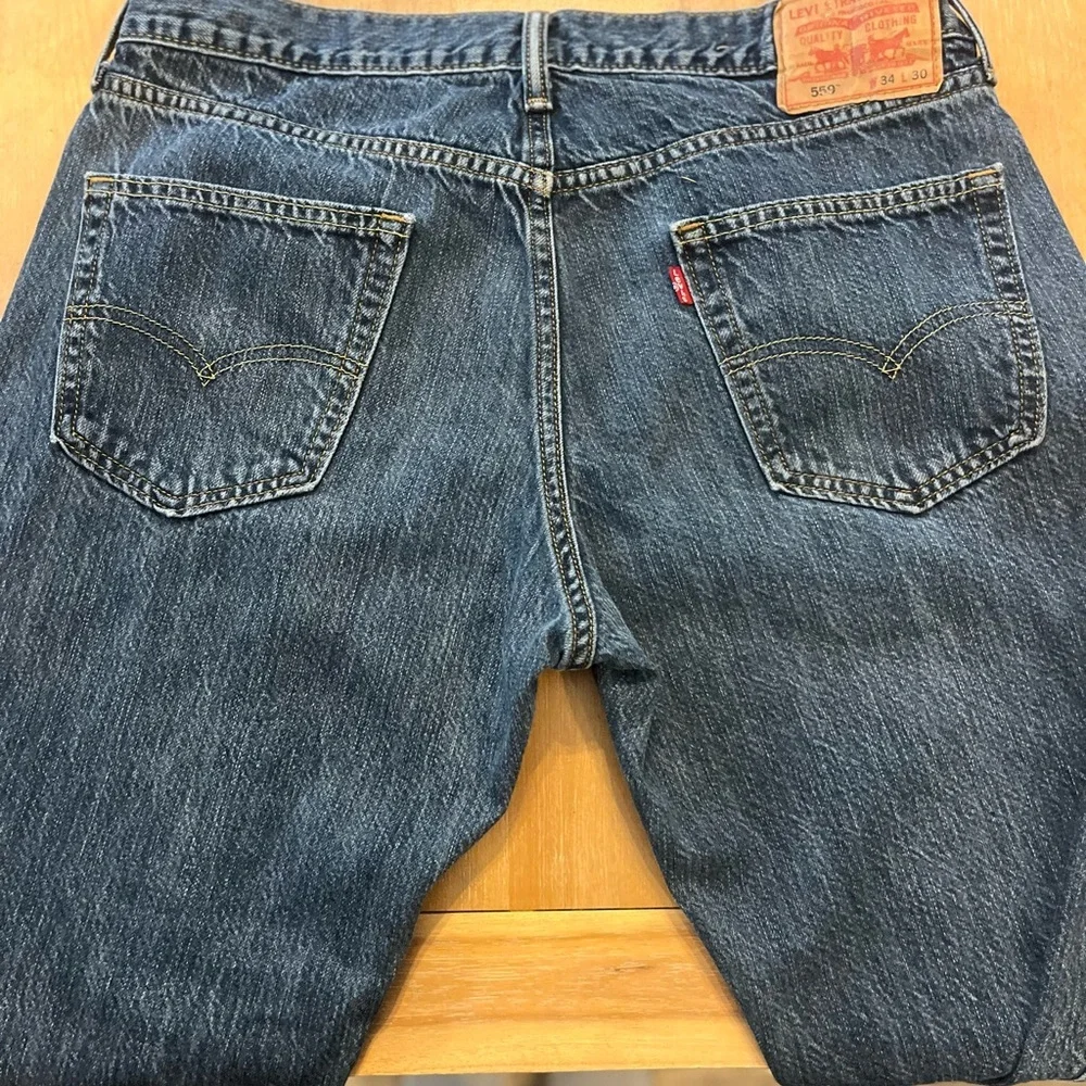 Levi's Men's 559 relaxed straight 100% cotton 34 x 30 medium wash